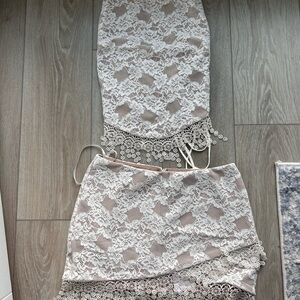 Chic Lace Skirt Set - NEW WITH TAGS